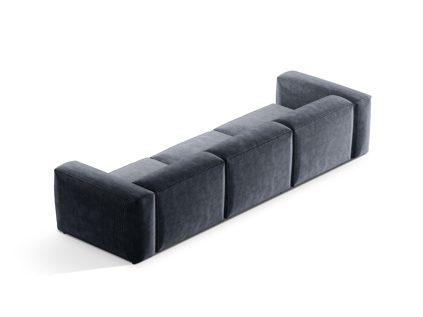 Entdecken Sie das elegante Bergamo Modular Sofa 4 Sitzer von Cosmopolitan Design – perfekt für Ihr modernes Zuhause und gemütliche Stunden!