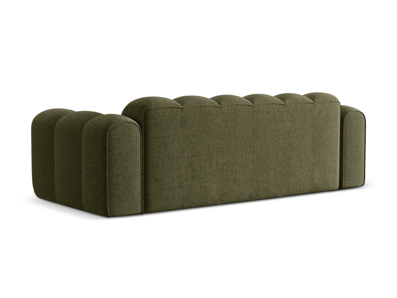 Elegantes 4-Sitzer Sofa Treno in der Farbe Green-Eden, ideal für stilvolle Wohnräume und entspannte Abende, erhältlich bei KAQTU Design AG.