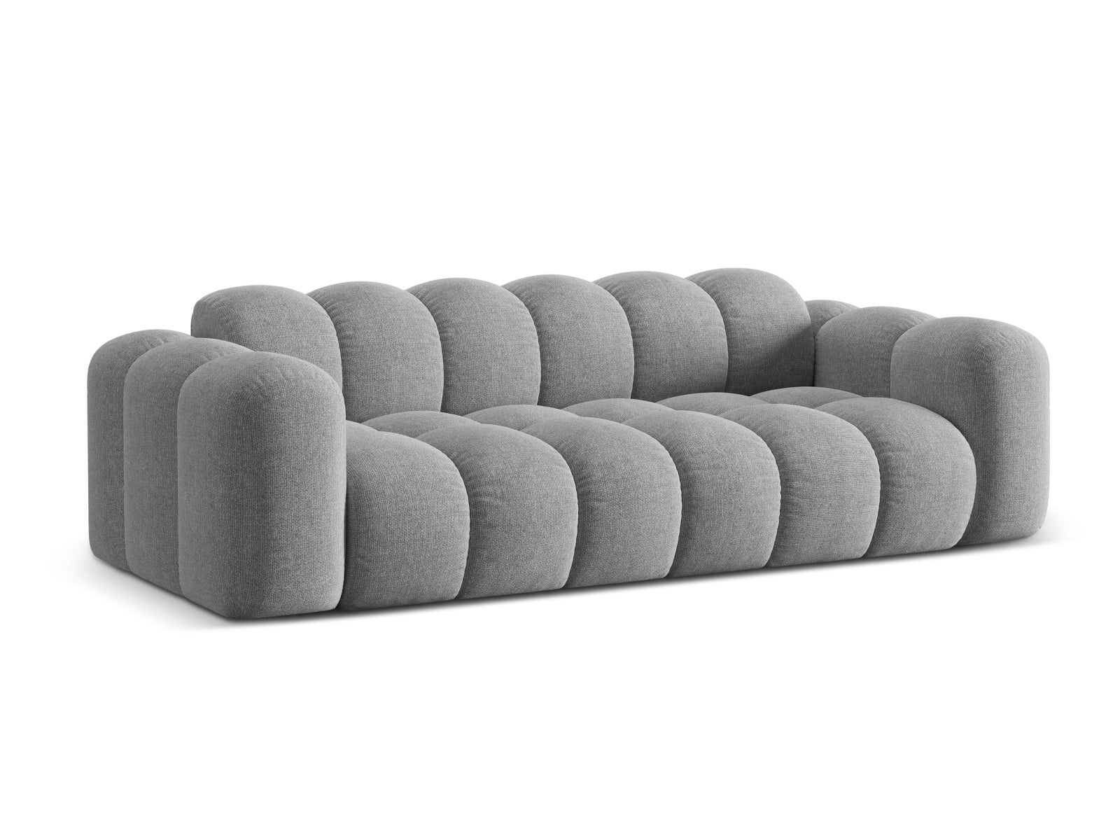 Elegantes 4-Sitzer Sofa Treno in hellem Grau, ideal für stilvolle Wohnräume, erhältlich bei KAQTU Design AG.