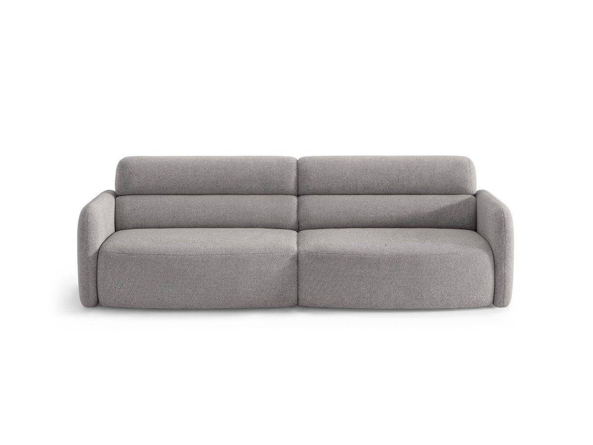 4er Sofa Malmo von Cosmopolitan Design mit Stoffbezug und kurzen schwarzen Kunststoffbeinen