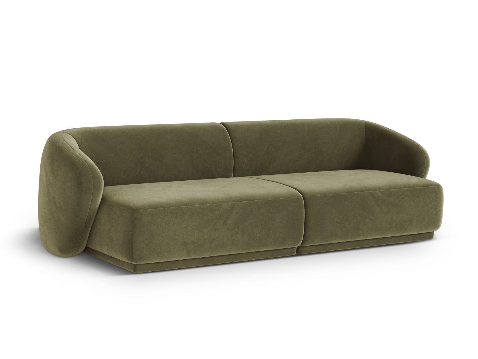 Elegantes 4-Sitzer Sofa Gomera in stilvollem Grün, ideal für moderne Wohnräume, erhältlich bei KAQTU Design AG.