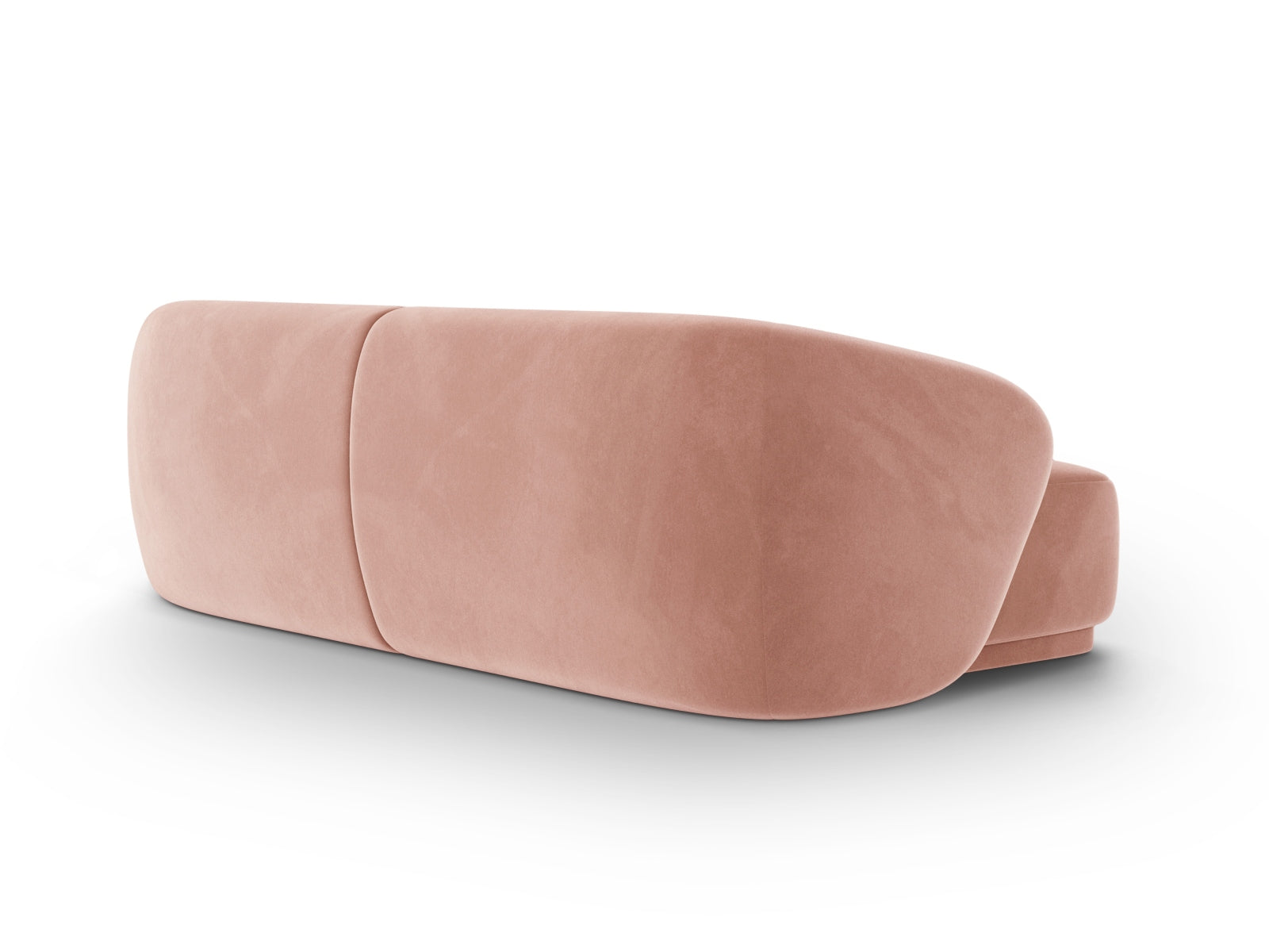 Elegantes 4-Sitzer Sofa Gomera in strahlendem Pink, ideal für stilvolle Wohnräume und gesellige Abende mit Freunden.