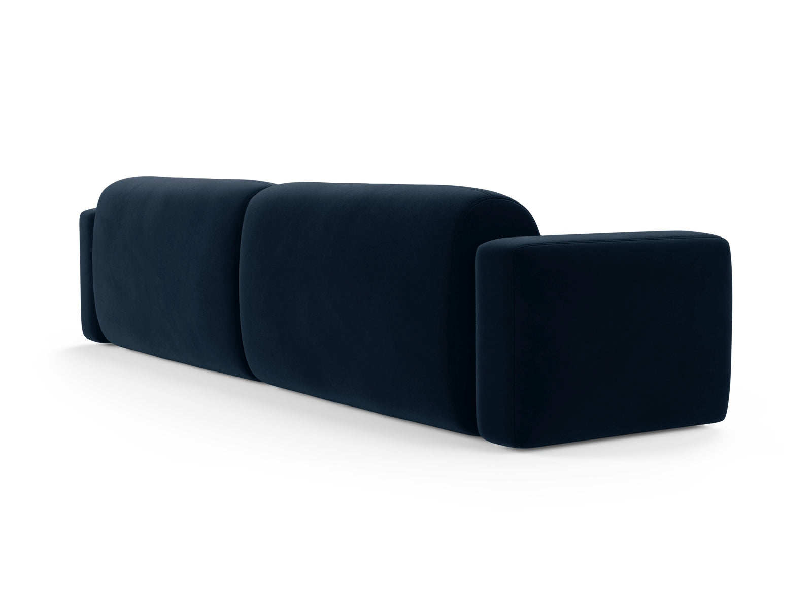 Strino Velour Modular Sofa 4 Sitzer in Royal Blue präsentiert im Onlineshop von KAQTU Design AG. 4er Sofa ist von Cosmopolitan Design
