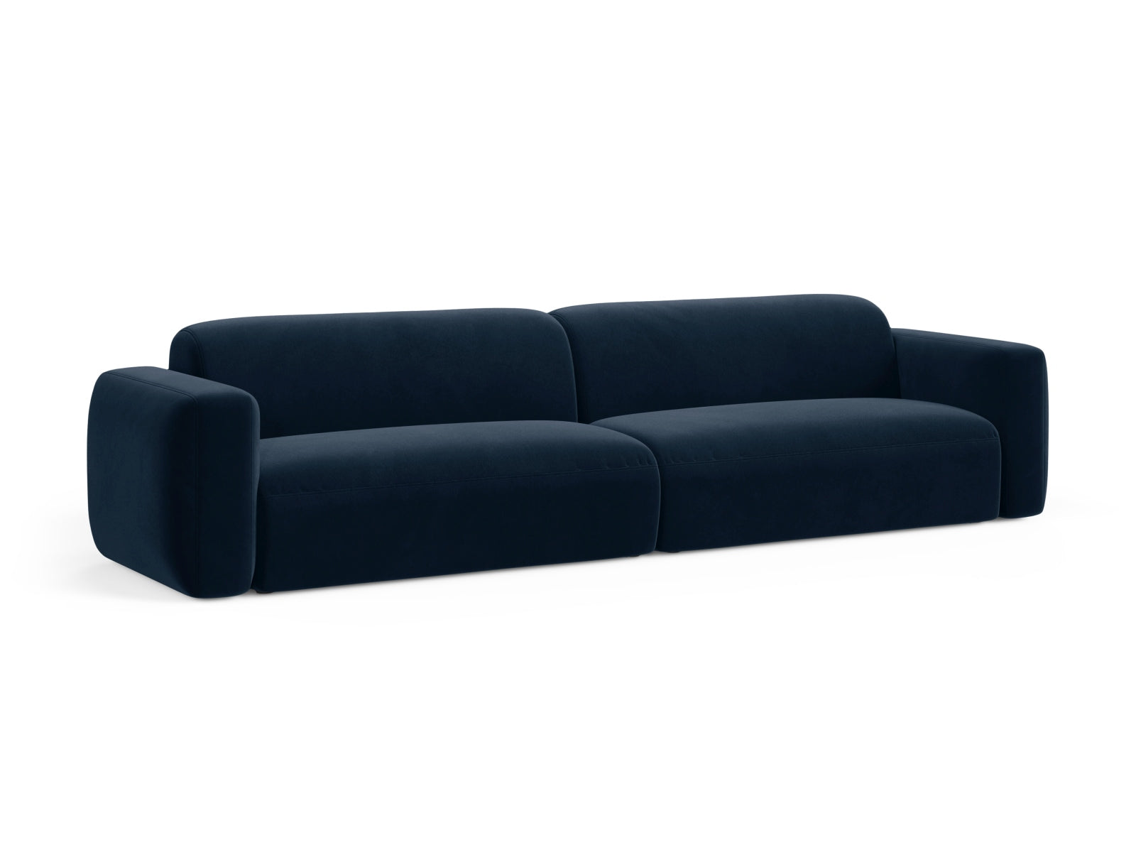 Strino Velour Modular Sofa 4 Sitzer in Royal Blue präsentiert im Onlineshop von KAQTU Design AG. 4er Sofa ist von Cosmopolitan Design