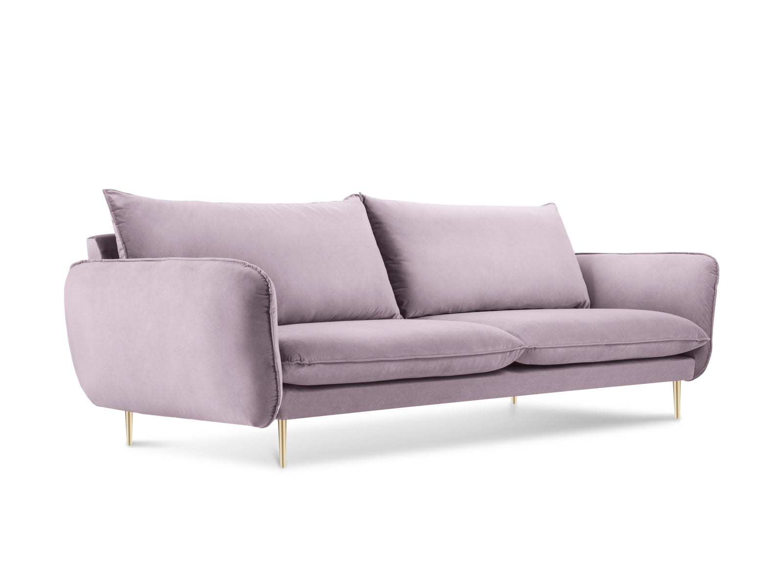 Luxuriöses 4-Sitzer Sofa aus weichem Velours, ideal für entspannte Stunden. Modernes Design und pflegeleichte Oberfläche für jedes Wohnzimmer!
