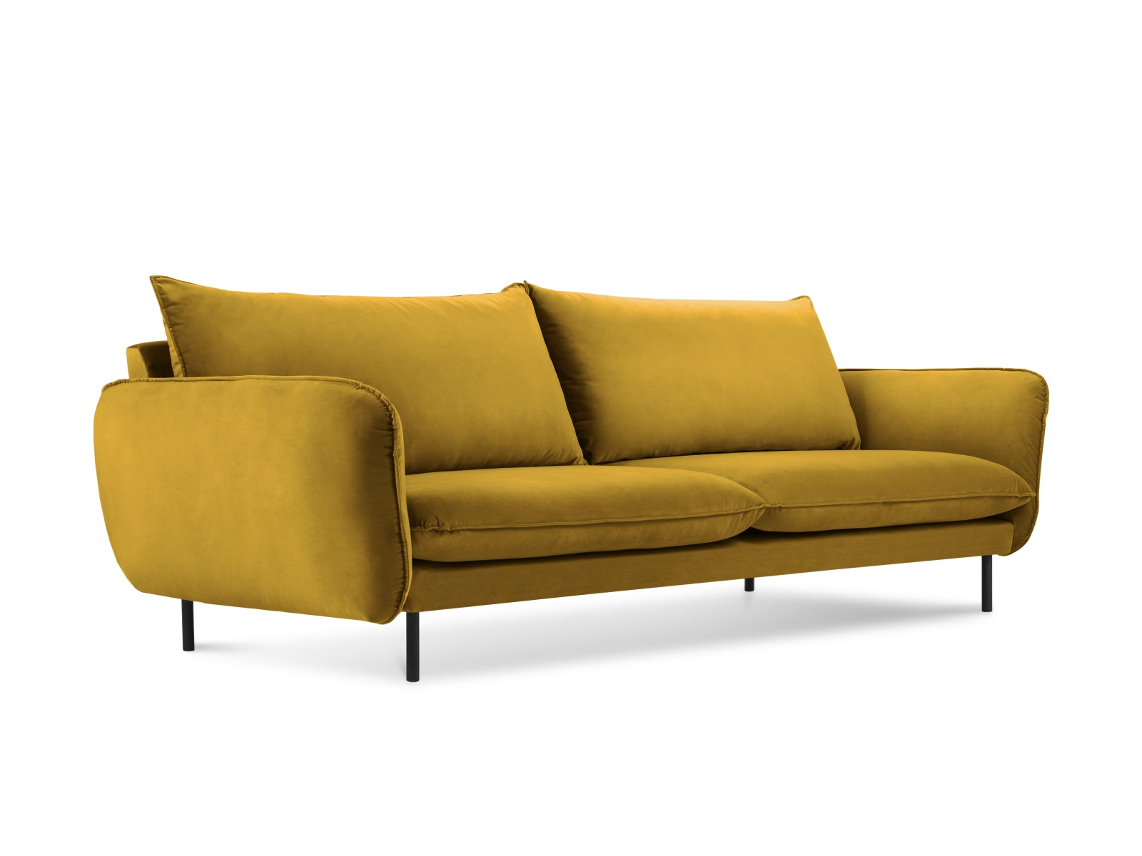 Elegantes 4-Sitzer Sofa aus hochwertigem Velours, perfekt für gemütliche Abende. Pflegeleicht und stilvoll, ideal für jedes Zuhause!