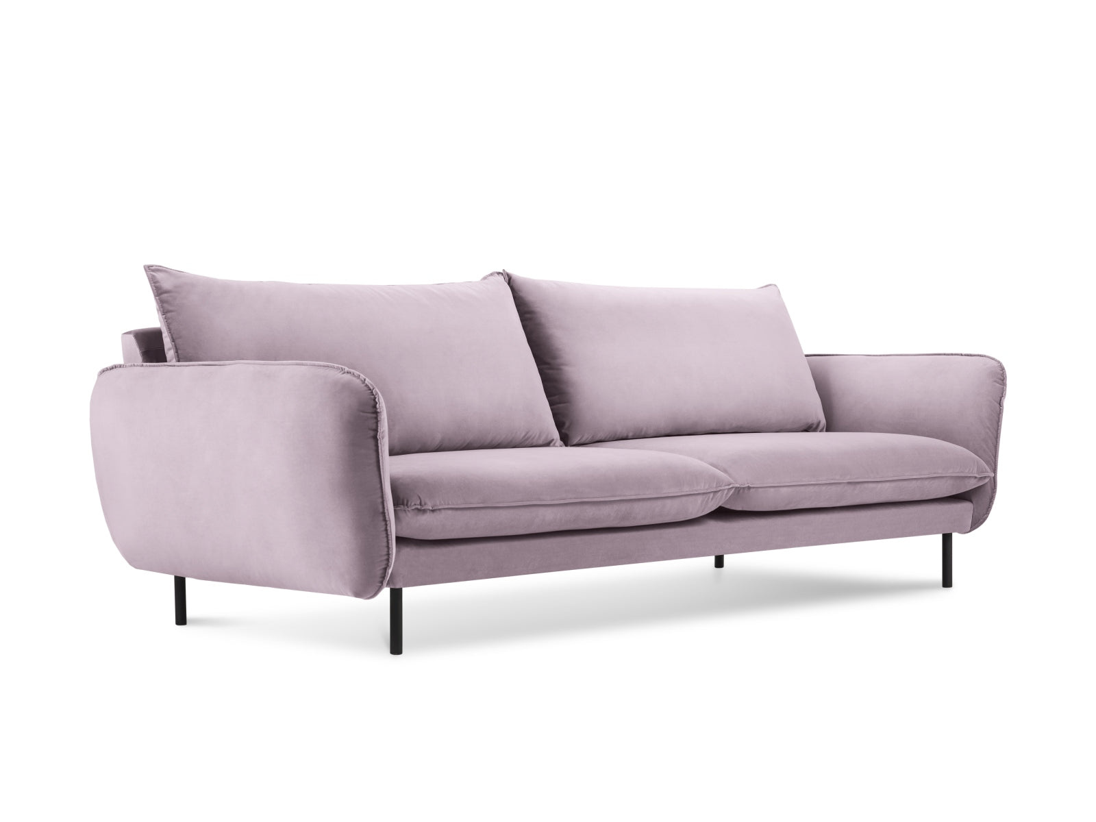 Elegantes 4-Sitzer Sofa aus hochwertigem Velours, perfekt für stilvolle Wohnzimmer. Bequem und pflegeleicht für entspannte Momente mit Freunden!