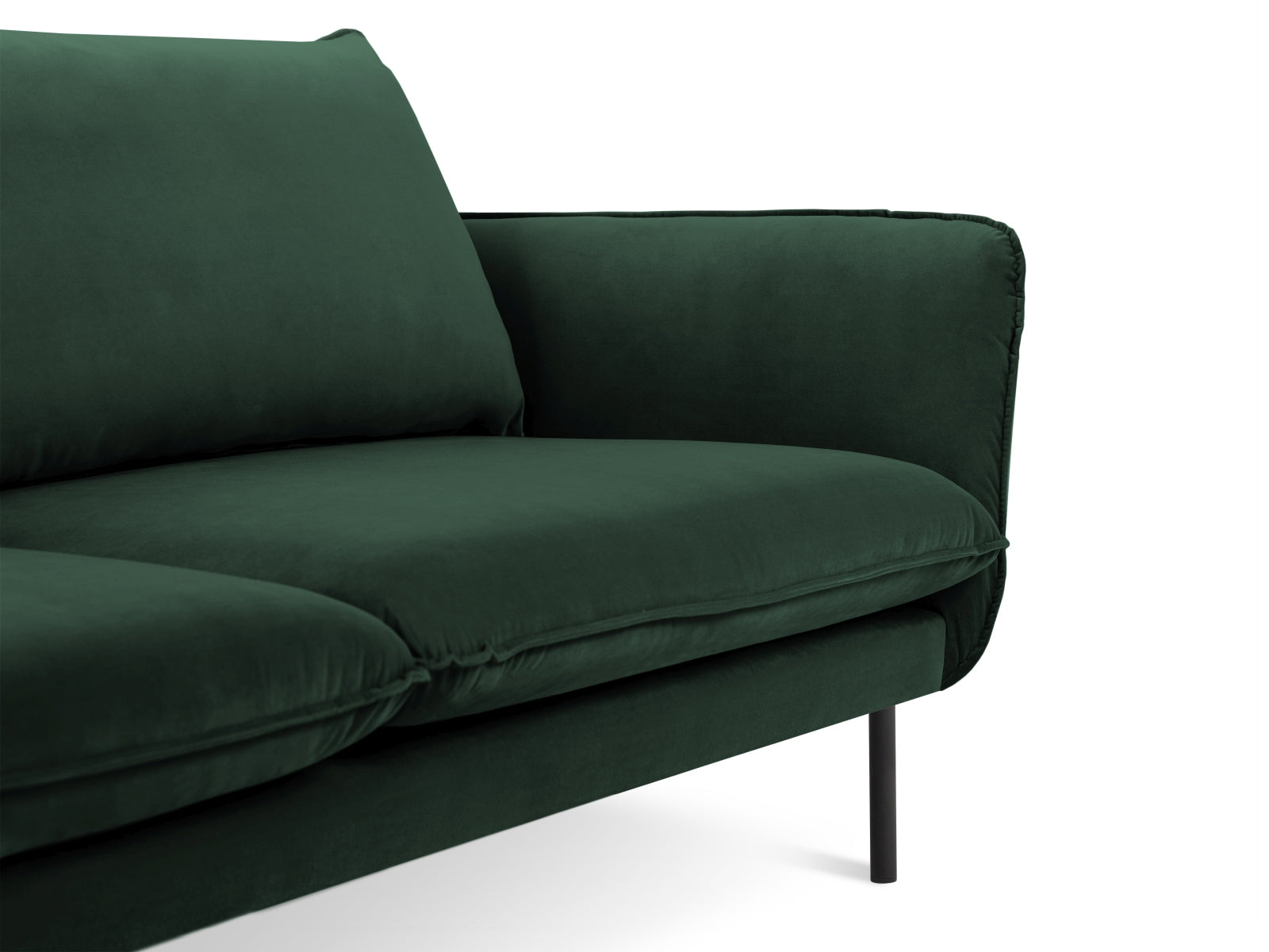 Luxuriöses 4-Sitzer Sofa aus Velours, perfekt für Ihr Wohnzimmer. Bequem, stilvoll und langlebig – für entspannte Stunden mit Familie und Freunden.
