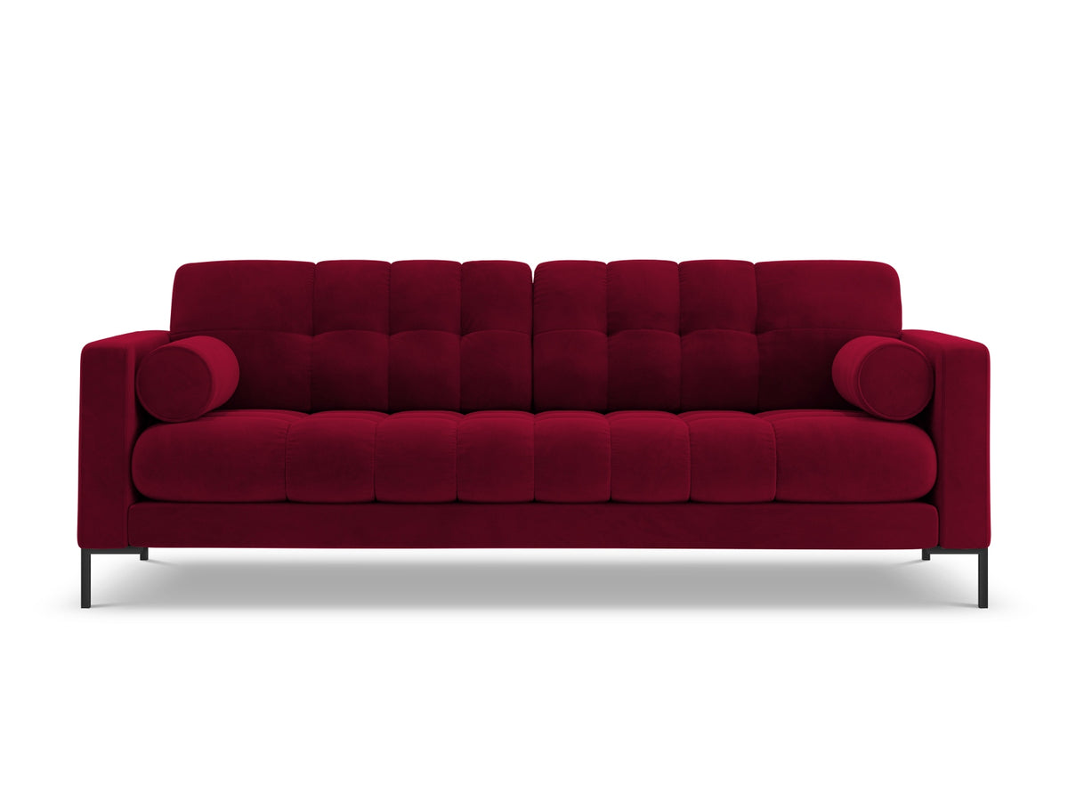4-Sitzer Sofa Bali in Red-Bluvel präsentiert im Onlineshop von KAQTU Design AG. 4er Sofa ist von Cosmopolitan Design