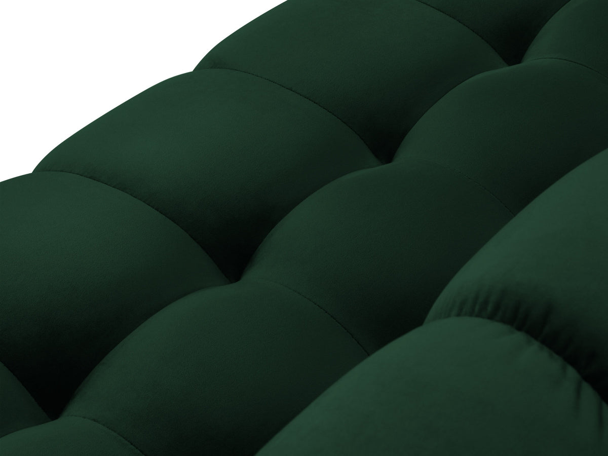 4er Sofa Bali von Cosmopolitan Design, gepolstert, mit Dekokissen auf schlanken Metallbeinen