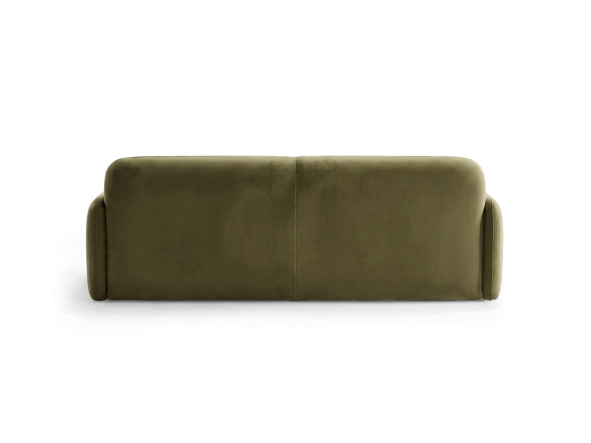 4er Sofa Malmo von Cosmopolitan Design mit Stoffbezug und kurzen schwarzen Kunststoffbeinen