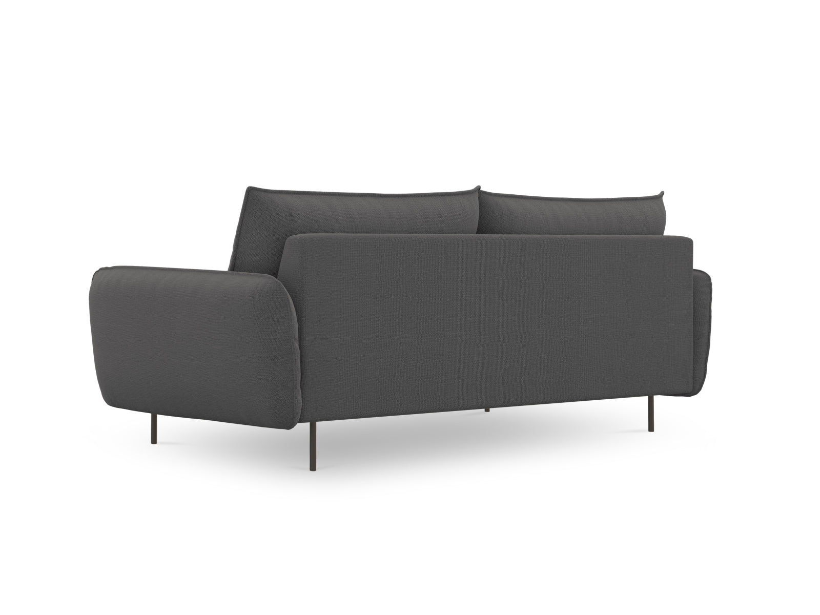 Modernes 4-Sitzer Sofa "Vienna" in edlem Dunkelgrau, perfekt für gemütliche und stilvolle Wohnzimmer, von Cosmopolitan Design.