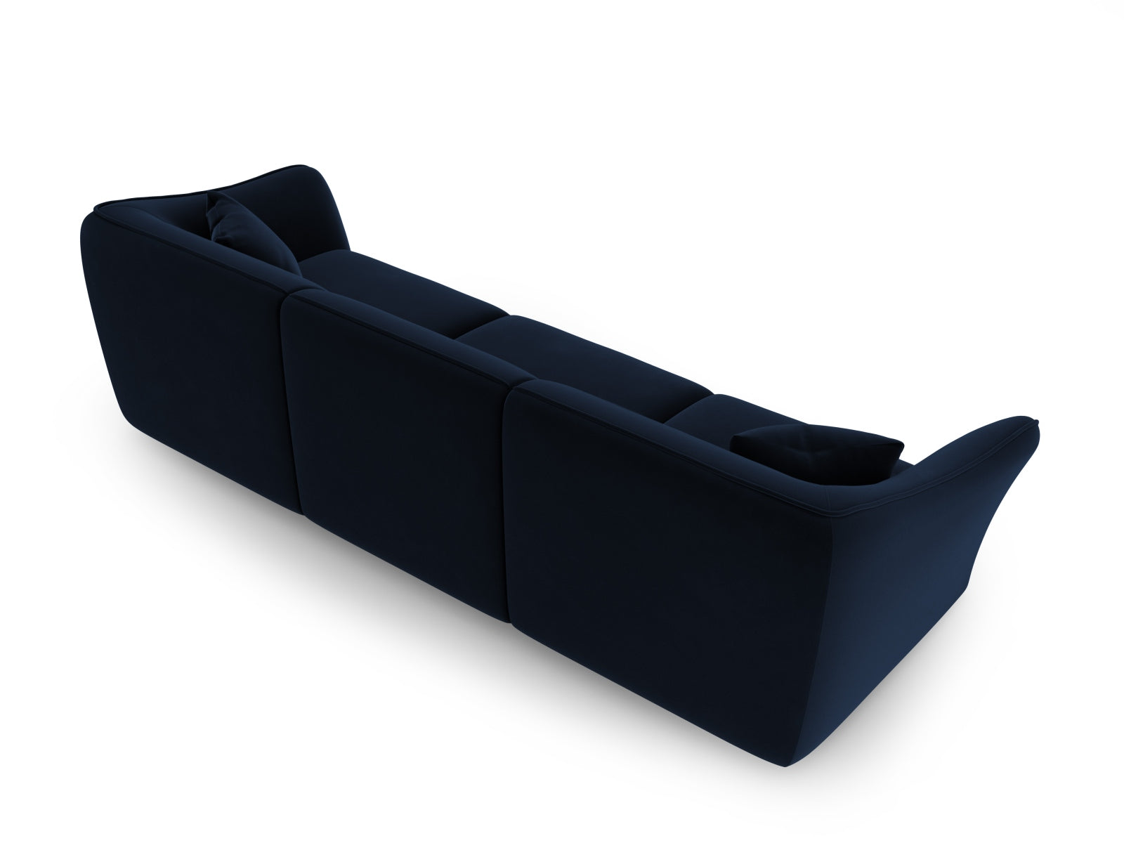 Tokyo Velour Modular Sofa 5 Sitzer in Royal Blue präsentiert im Onlineshop von KAQTU Design AG. 5er Sofa ist von Cosmopolitan Design