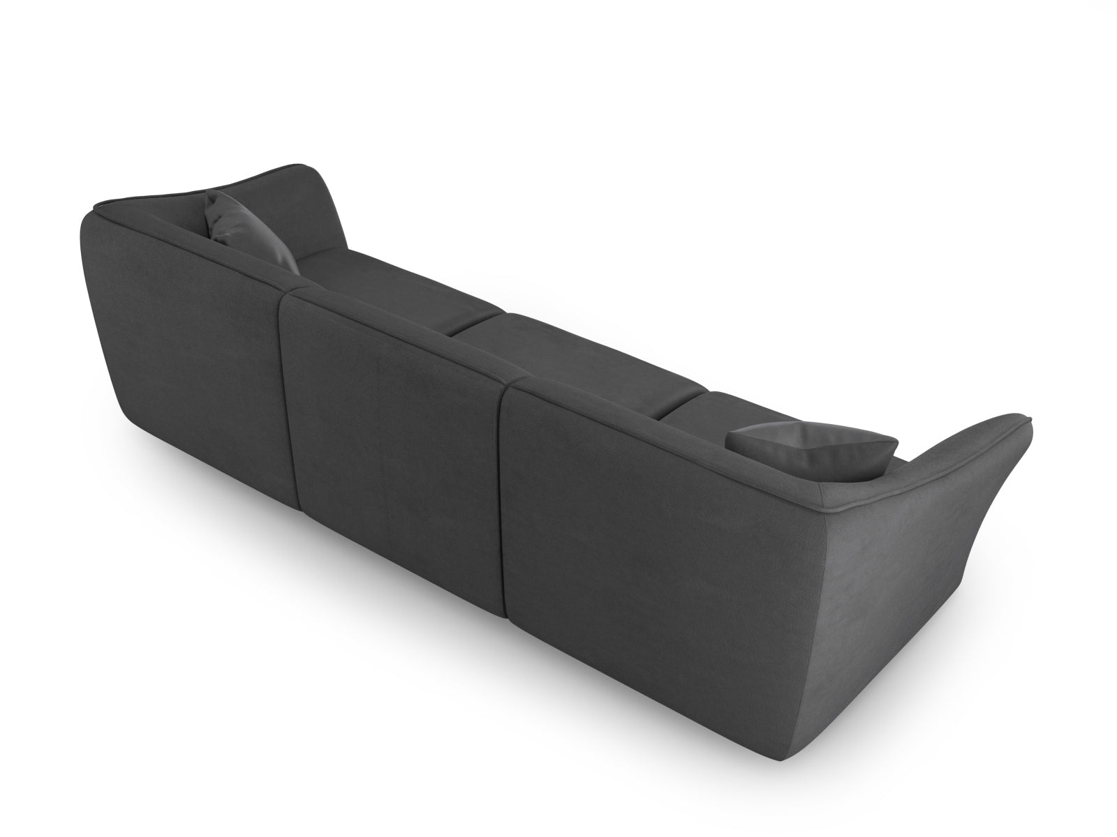 Tokyo Boucle Modular Sofa 5 Sitzer in Graphite präsentiert im Onlineshop von KAQTU Design AG. 5er Sofa ist von Cosmopolitan Design