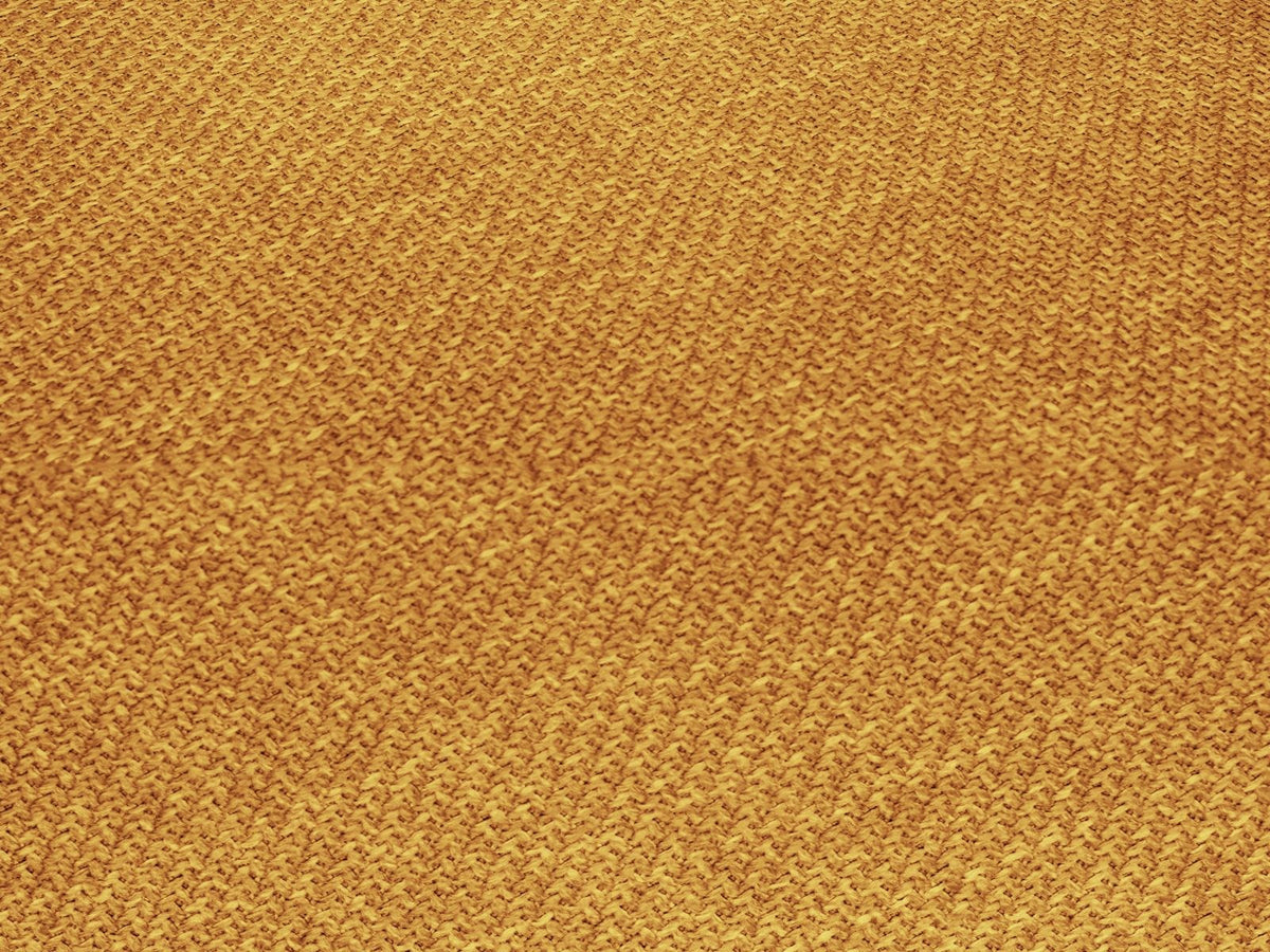 Sessel Siena 1-Sitzer von Cosmopolitan Design mit gelbem Ottawa-Stoffbezug, Massivholzrahmen und schwarzen Kunststoffbeinen aus Polypropylen.