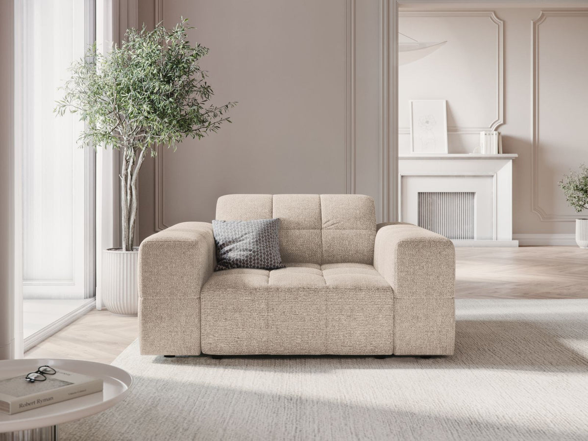 1-Sitzer Sessel Chicago in Beige-Haga präsentiert im Onlineshop von KAQTU Design AG. Sessel ist von Cosmopolitan Design
