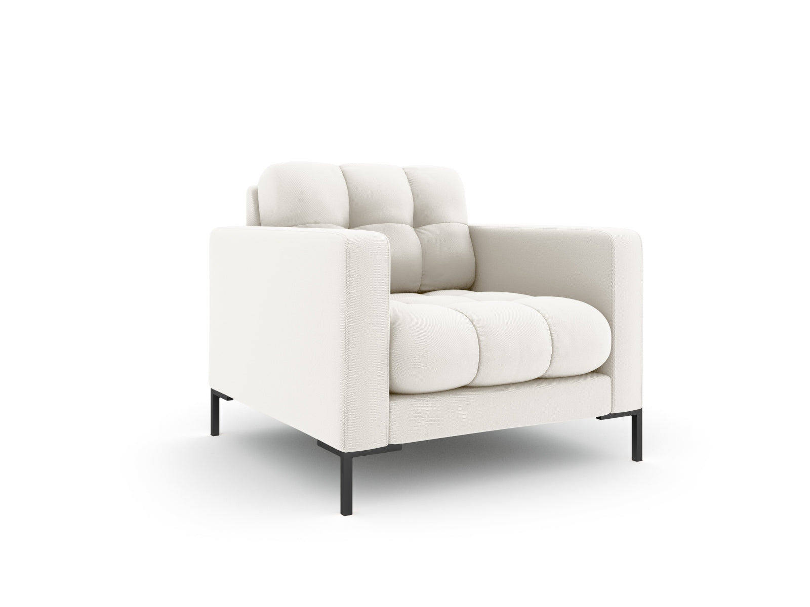 Eleganter 1-Sitzer Sessel Bali in sanftem Beige, ideal für stilvolle Wohnräume. Hochwertiges Design von Cosmopolitan Design.