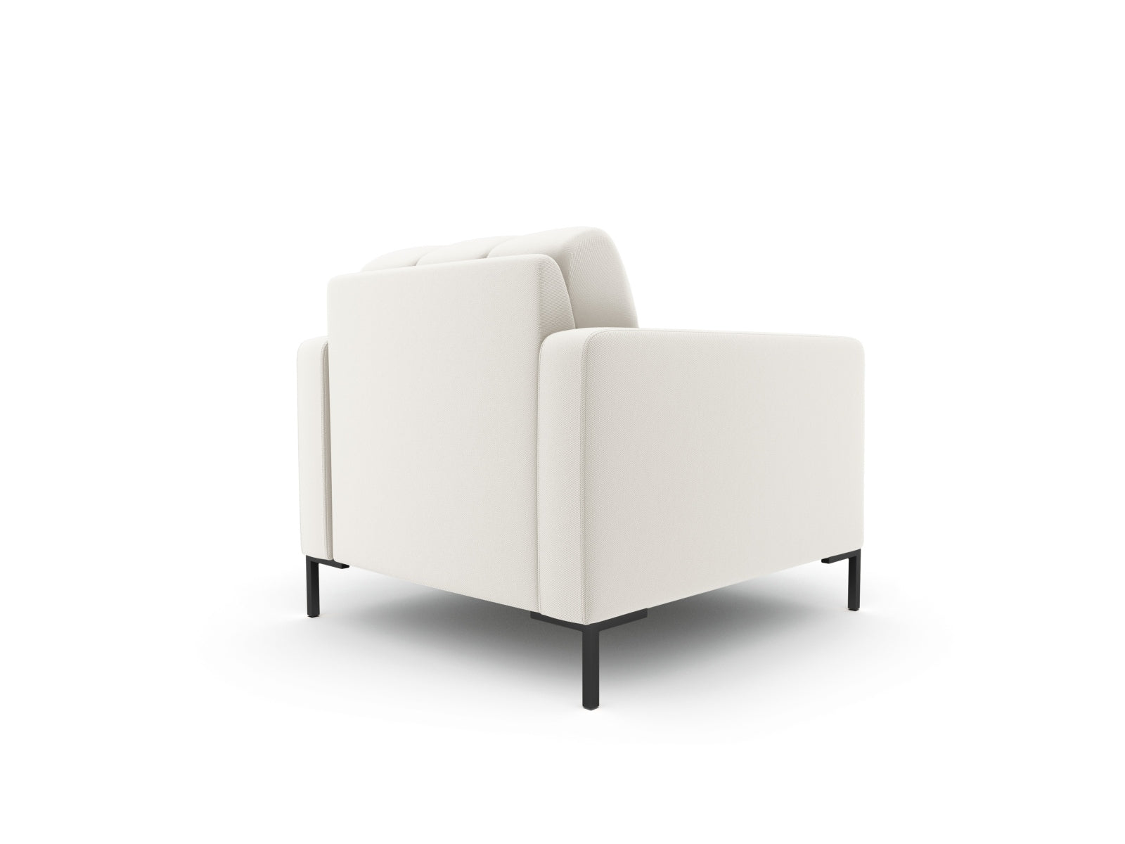 Eleganter 1-Sitzer Sessel Bali in sanftem Beige, ideal für entspannte Stunden und geschmackvolle Wohnraumgestaltung.
