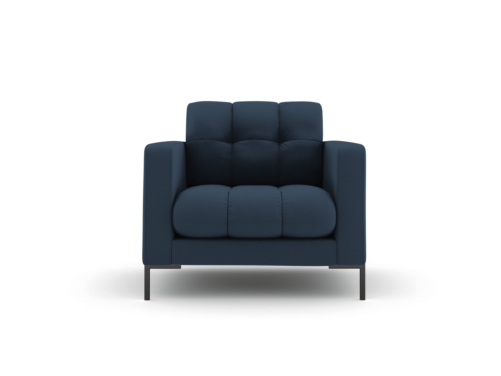 Eleganter 1-Sitzer Sessel Bali in ansprechendem Blau, ideal für gemütliche Momente und stilvolle Akzente in Ihrem Wohnraum.