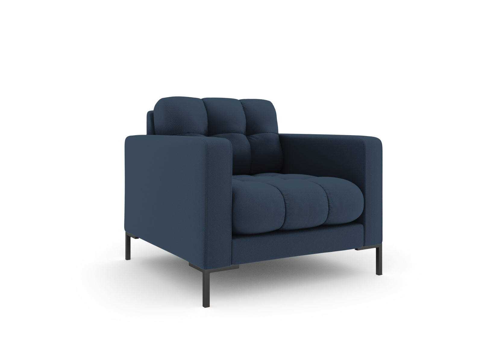 Moderner 1-Sitzer Sessel Bali in stilvollem Blau, perfekt für entspannte Stunden und als Blickfang in jedem Raum.
