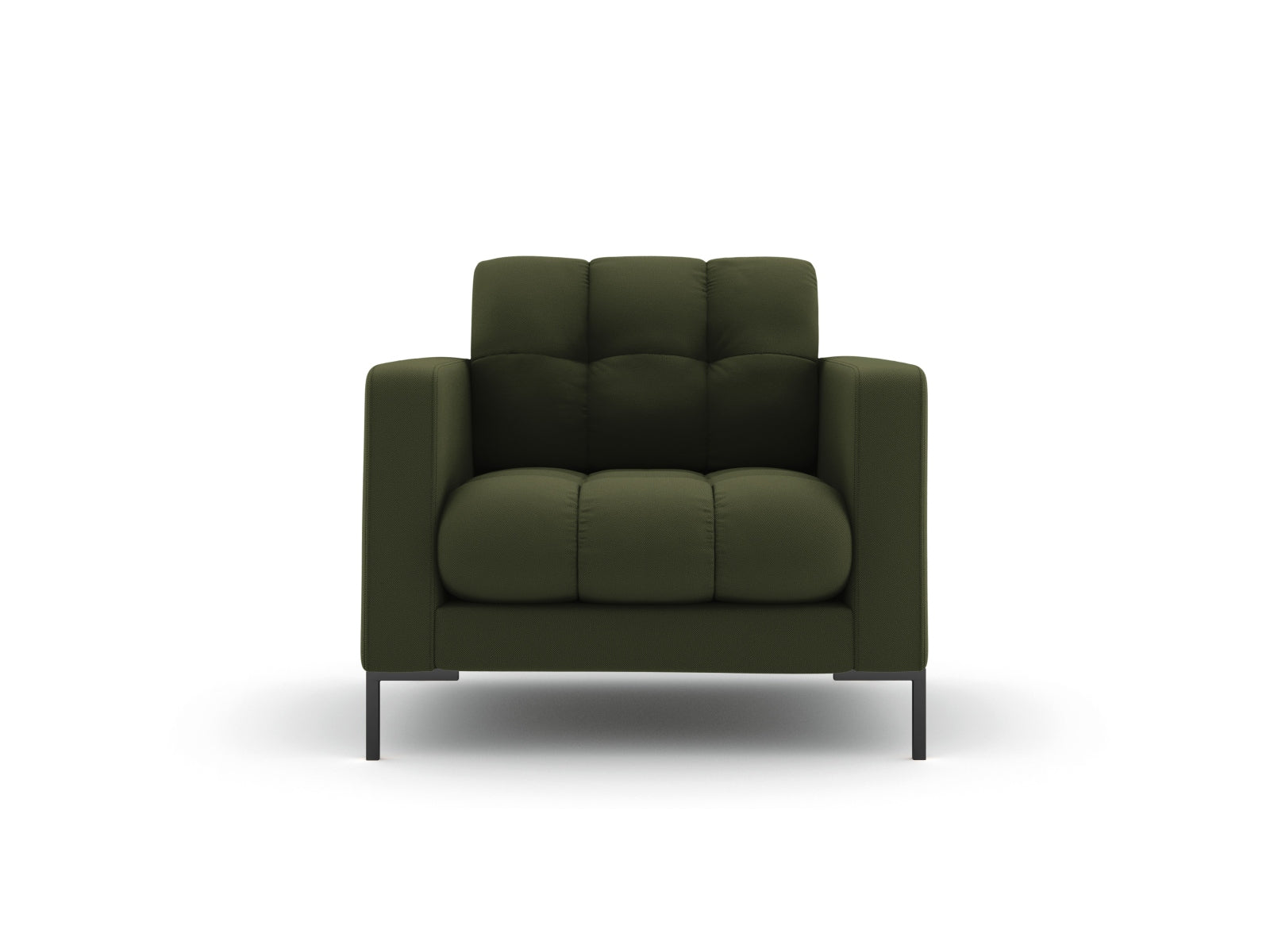 Eleganter 1-Sitzer Sessel Bali in trendigem Grünton, ideal für moderne Wohnkonzepte und stilvolle Akzente von Cosmopolitan Design.