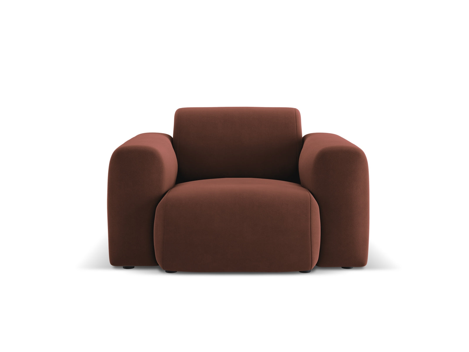 Nolio Velour Sessel 1 Sitz 95cm in Cuoio-Casino präsentiert im Onlineshop von KAQTU Design AG. Sessel ist von Cosmopolitan Design