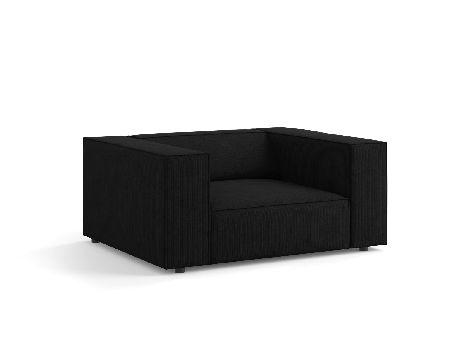 Arendal Sessel 1 Sitz in Black präsentiert im Onlineshop von KAQTU Design AG. Sessel ist von Cosmopolitan Design