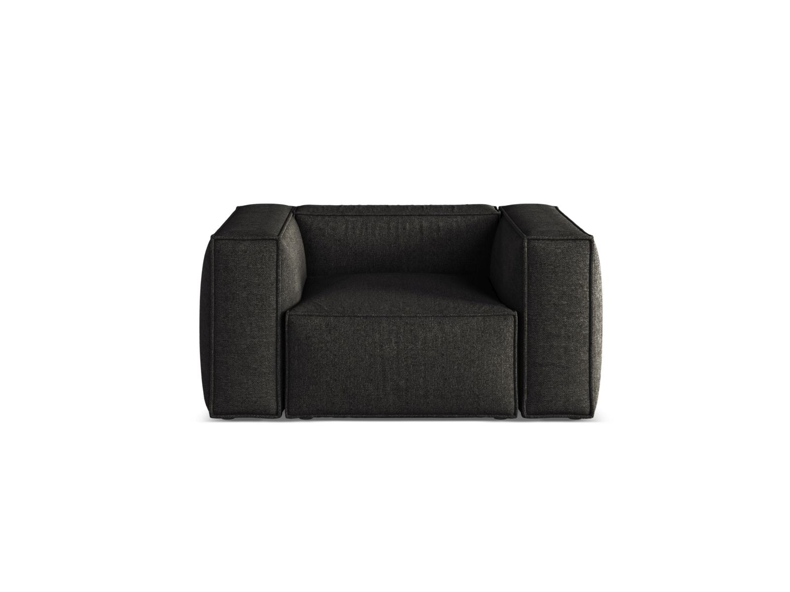 1-Sitzer Sessel Aveiro in Anthracite-Eden präsentiert im Onlineshop von KAQTU Design AG. Sessel ist von Cosmopolitan Design