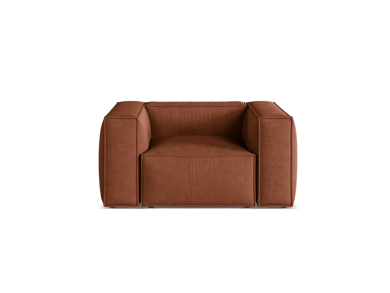 1-Sitzer Sessel Aveiro in Brick-Liberty präsentiert im Onlineshop von KAQTU Design AG. Sessel ist von Cosmopolitan Design