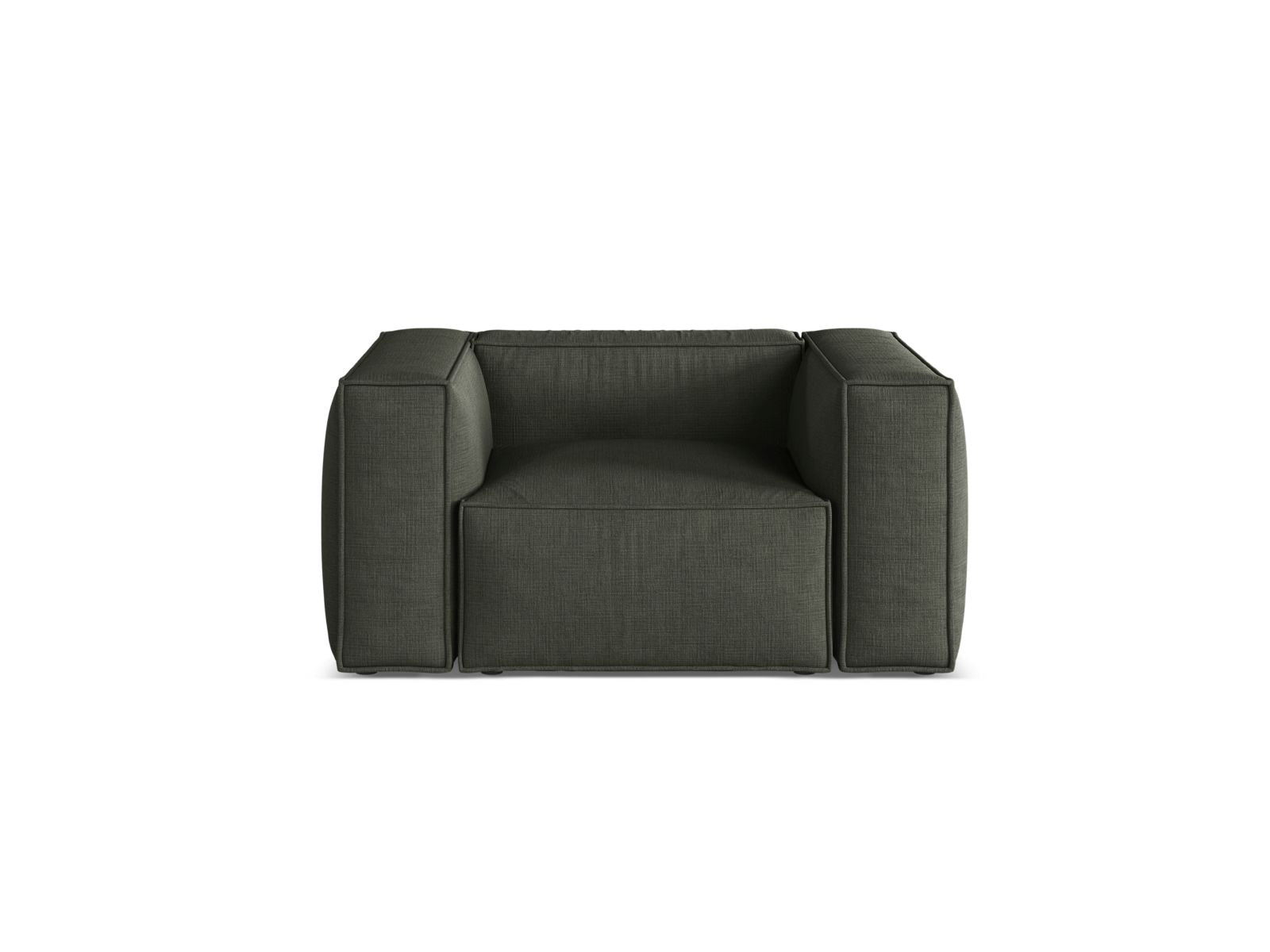 1-Sitzer Sessel Aveiro in Moss Green-Liberty präsentiert im Onlineshop von KAQTU Design AG. Sessel ist von Cosmopolitan Design