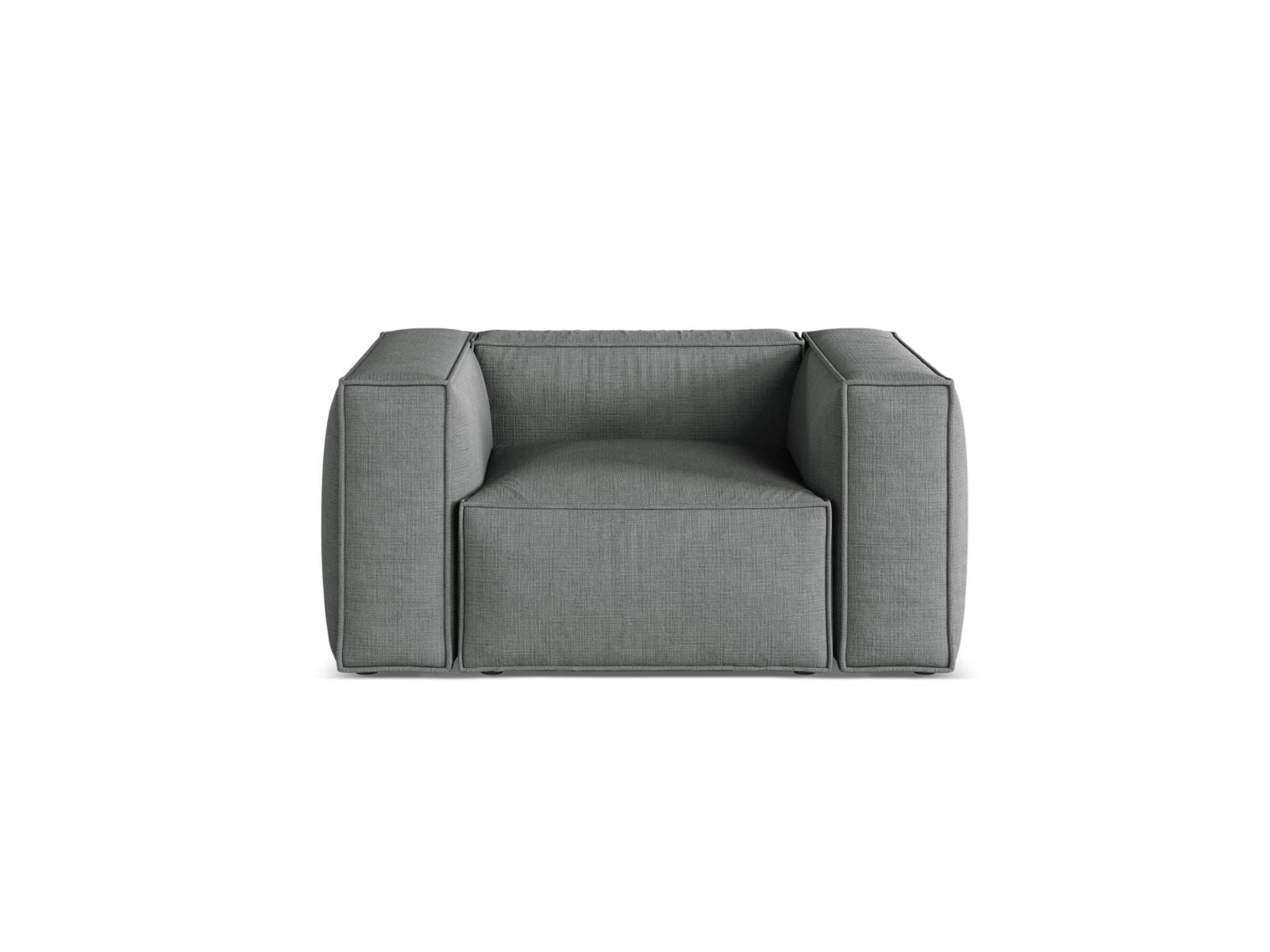1-Sitzer Sessel Aveiro in Grey-Liberty präsentiert im Onlineshop von KAQTU Design AG. Sessel ist von Cosmopolitan Design