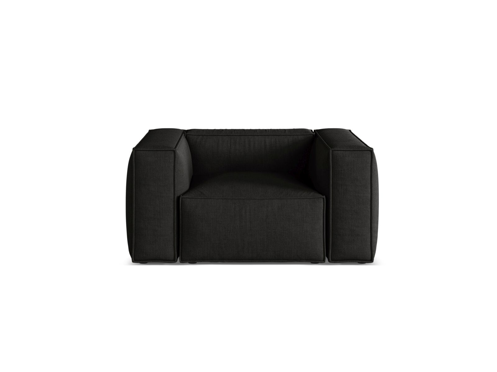 1-Sitzer Sessel Aveiro in Black-Liberty präsentiert im Onlineshop von KAQTU Design AG. Sessel ist von Cosmopolitan Design