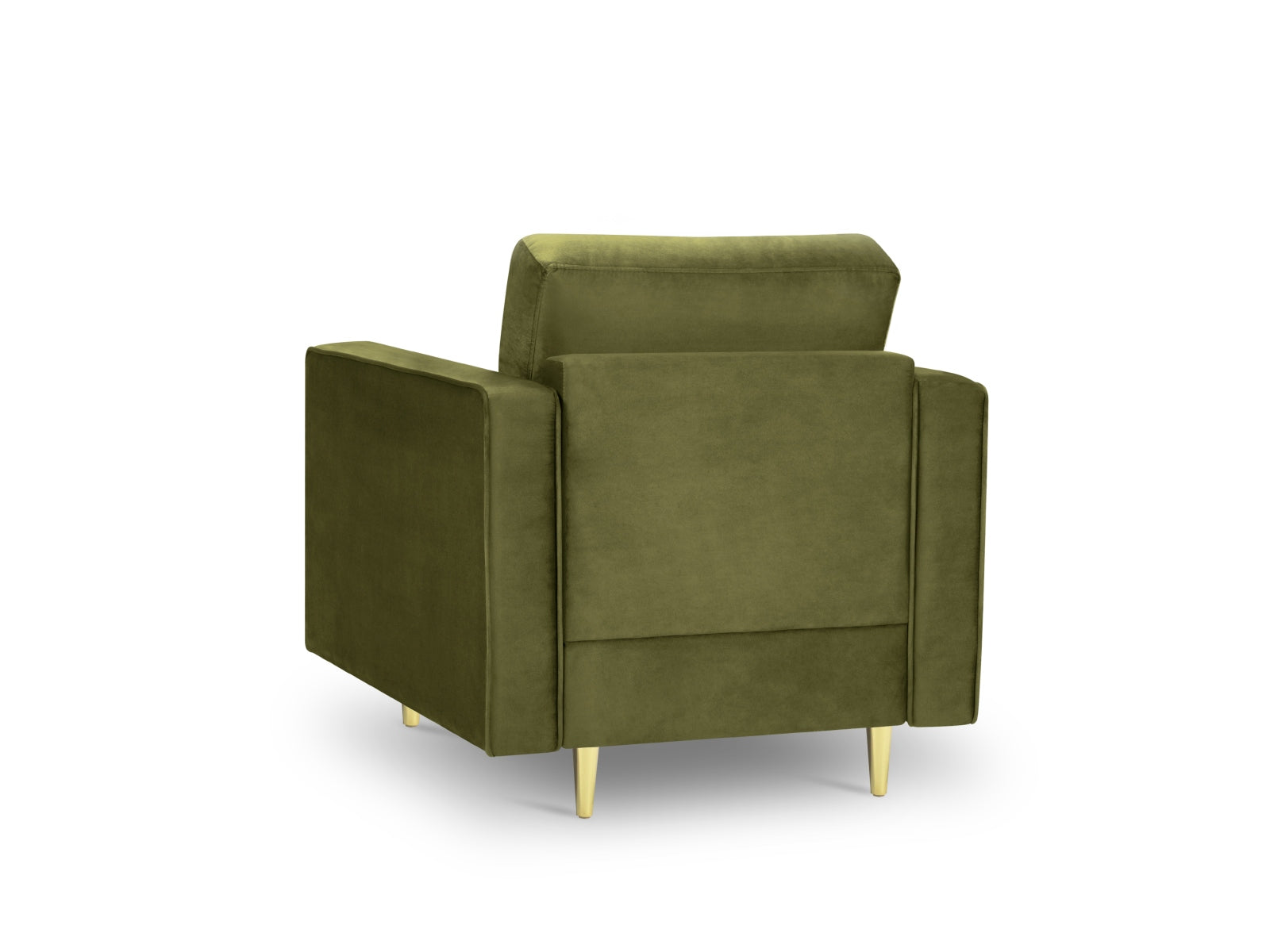 Moderner 1-Sitzer Sessel Aspen in ansprechendem Grünton, perfekt für stilvolle Einrichtungskonzepte von Cosmopolitan Design.