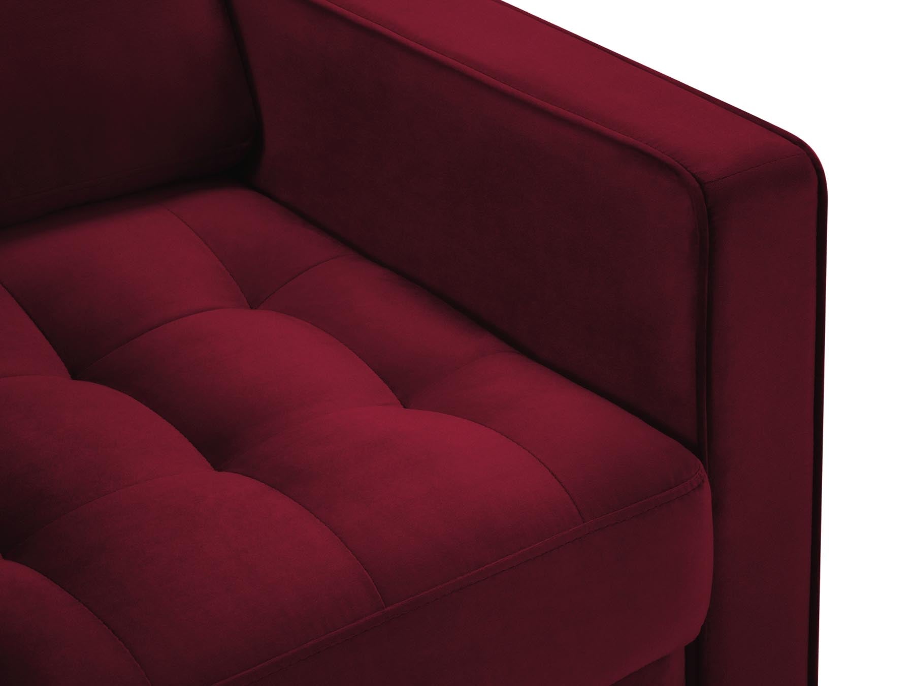 Moderner 1-Sitzer Sessel Aspen von Cosmopolitan Design in lebhaftem Rot, perfekt für gemütliche Leseecken und stilvolle Einrichtung.