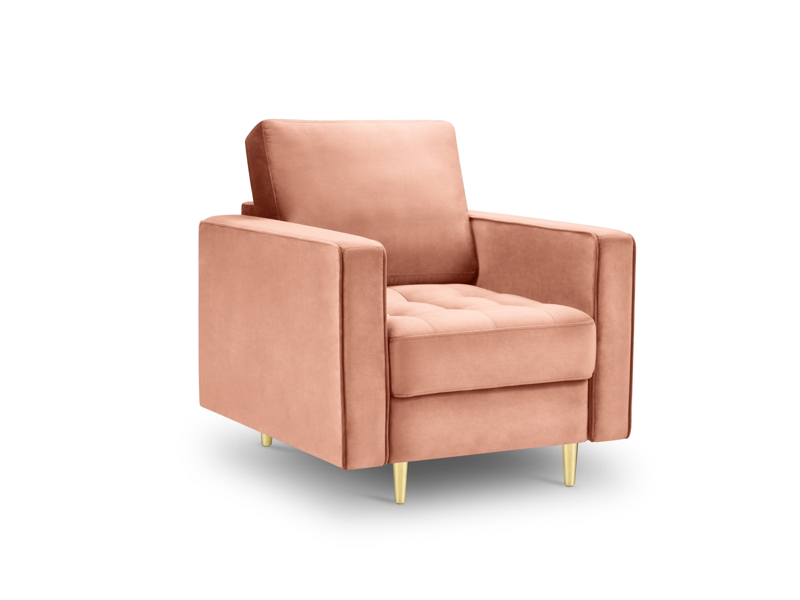 1-Sitzer Sessel Aspen in Pink-Salvador präsentiert im Onlineshop von KAQTU Design AG. Sessel ist von Cosmopolitan Design