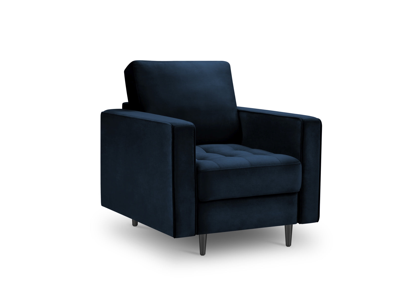 1-Sitzer Sessel Aspen in Royal Blue-Salvador präsentiert im Onlineshop von KAQTU Design AG. Sessel ist von Cosmopolitan Design