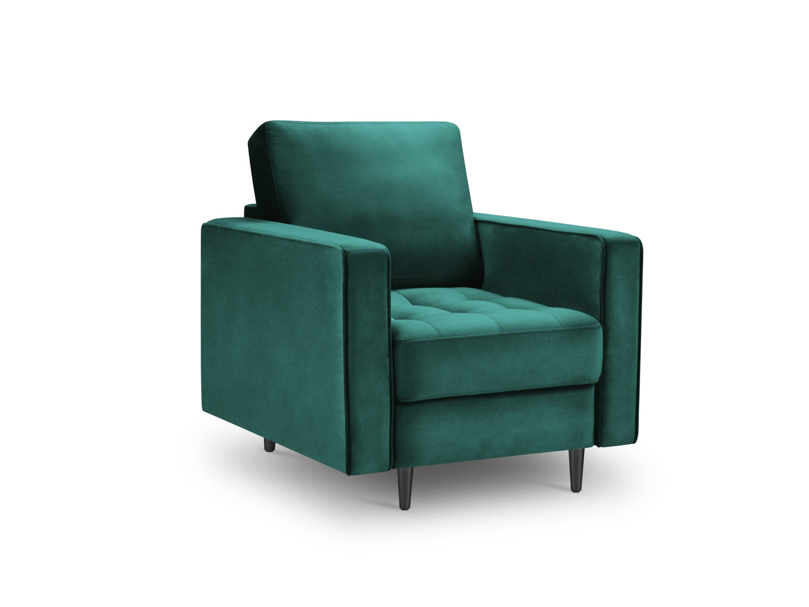 1-Sitzer Sessel Aspen in Petrol-Salvador präsentiert im Onlineshop von KAQTU Design AG. Sessel ist von Cosmopolitan Design