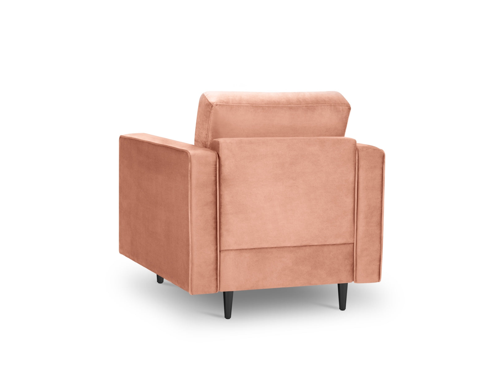 Stylischer 1-Sitzer Sessel Aspen in kräftigem Pink, ideal für trendbewusste Wohnräume und als Blickfang in jedem Raum.