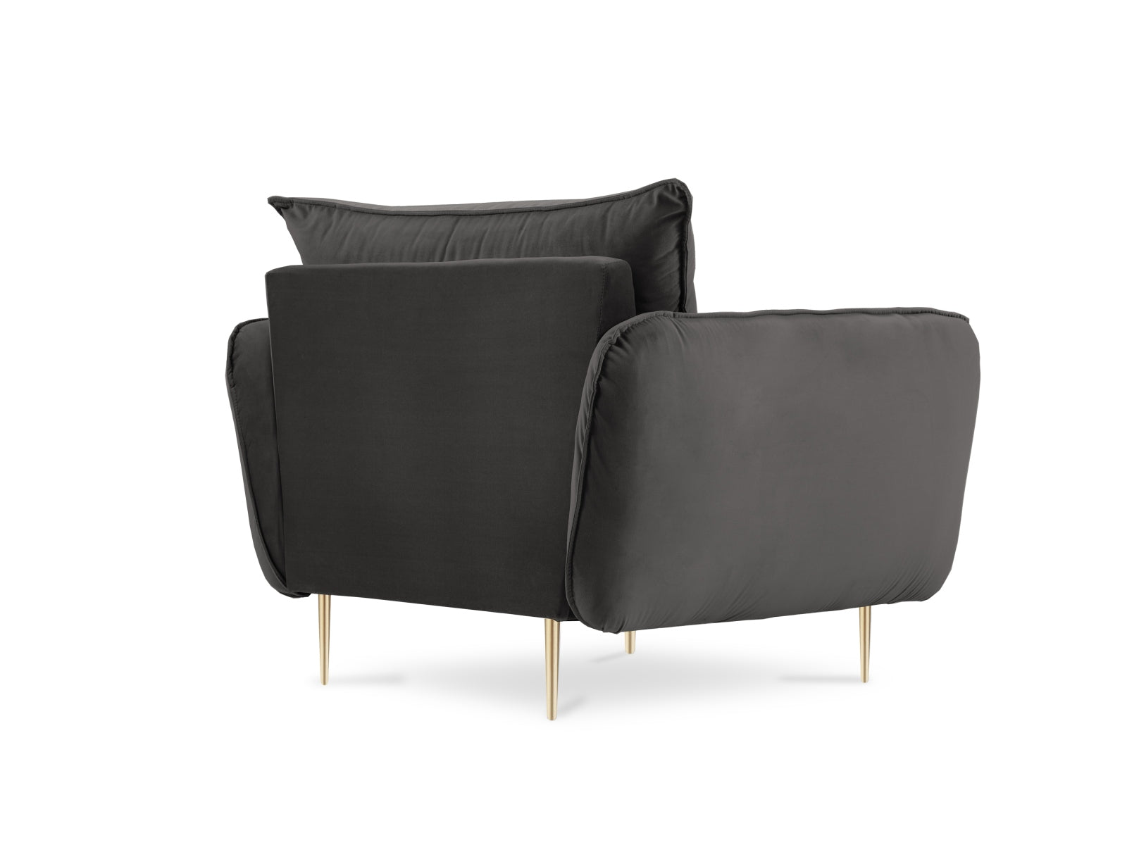 Genießen Sie den eleganten Vienna Velour Sessel 94cm von Cosmopolitan Design – ein komfortables Möbelstück, das jedem Raum einen Hauch von Luxus verleiht.