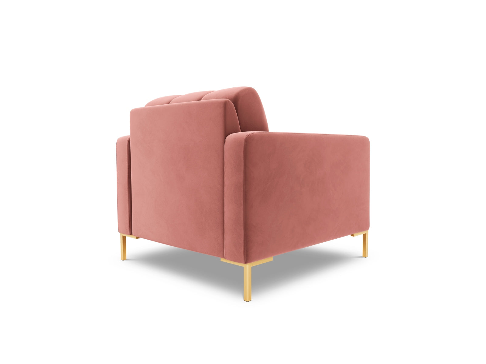 Eleganter 1-Sitzer Sessel Bali in lebhaftem Pink-Bluvel, ideal für ein modernes Wohnambiente und gemütliche Entspannung.