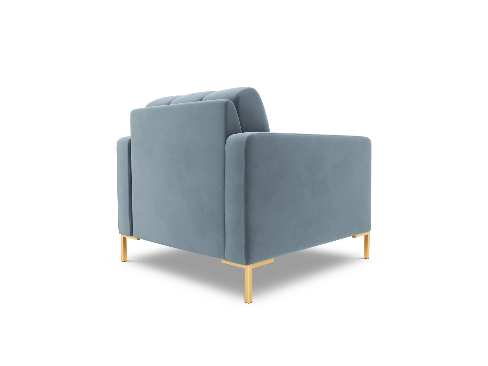 Eleganter 1-Sitzer Sessel Bali in sanftem Hellblau, ideal für stilvolle Wohnräume und entspannende Rückzugsorte, entworfen von Cosmopolitan Design.