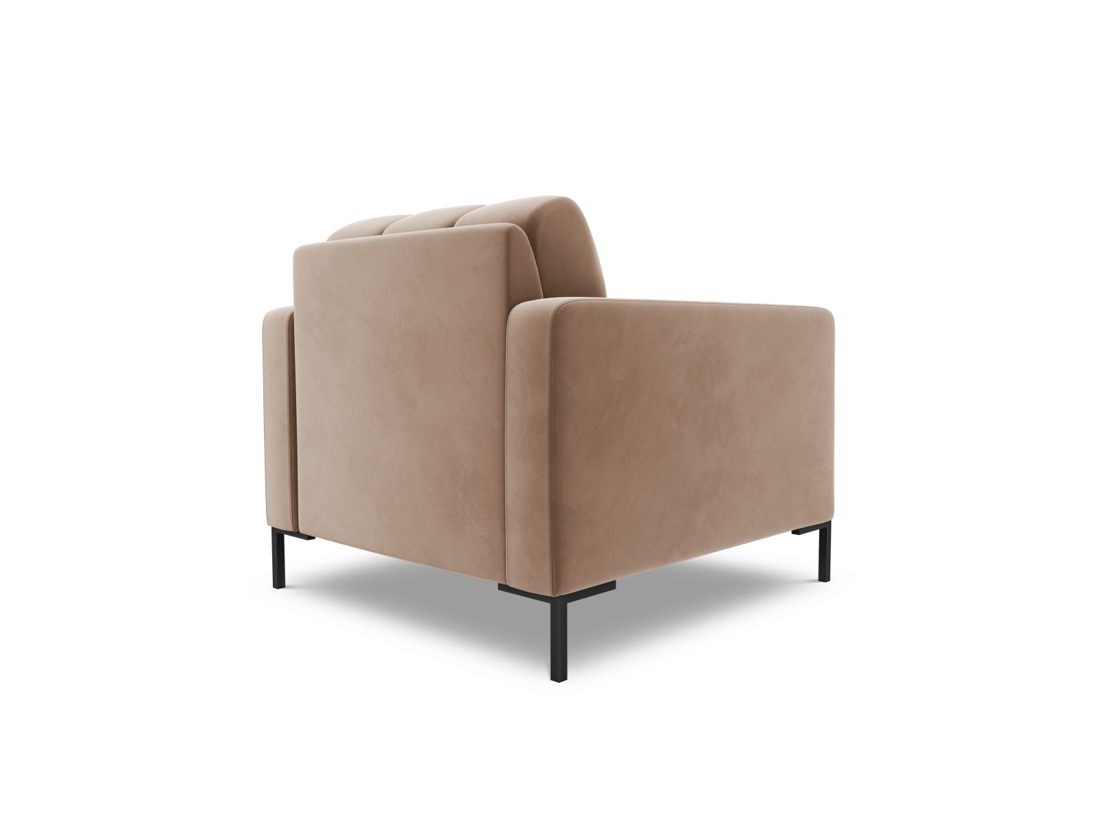 Eleganter 1-Sitzer Sessel Bali in warmen Beigetönen, ideal für gemütliche Wohnräume, entworfen von Cosmopolitan Design.