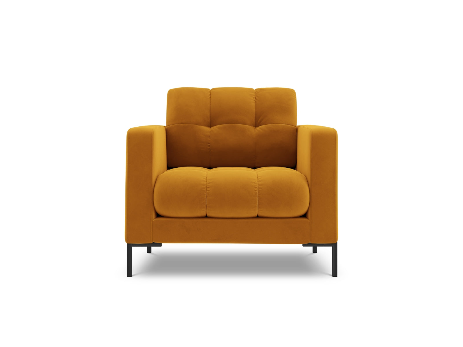 1-Sitzer Sessel Bali in Yellow-Bluvel präsentiert im Onlineshop von KAQTU Design AG. Sessel ist von Cosmopolitan Design