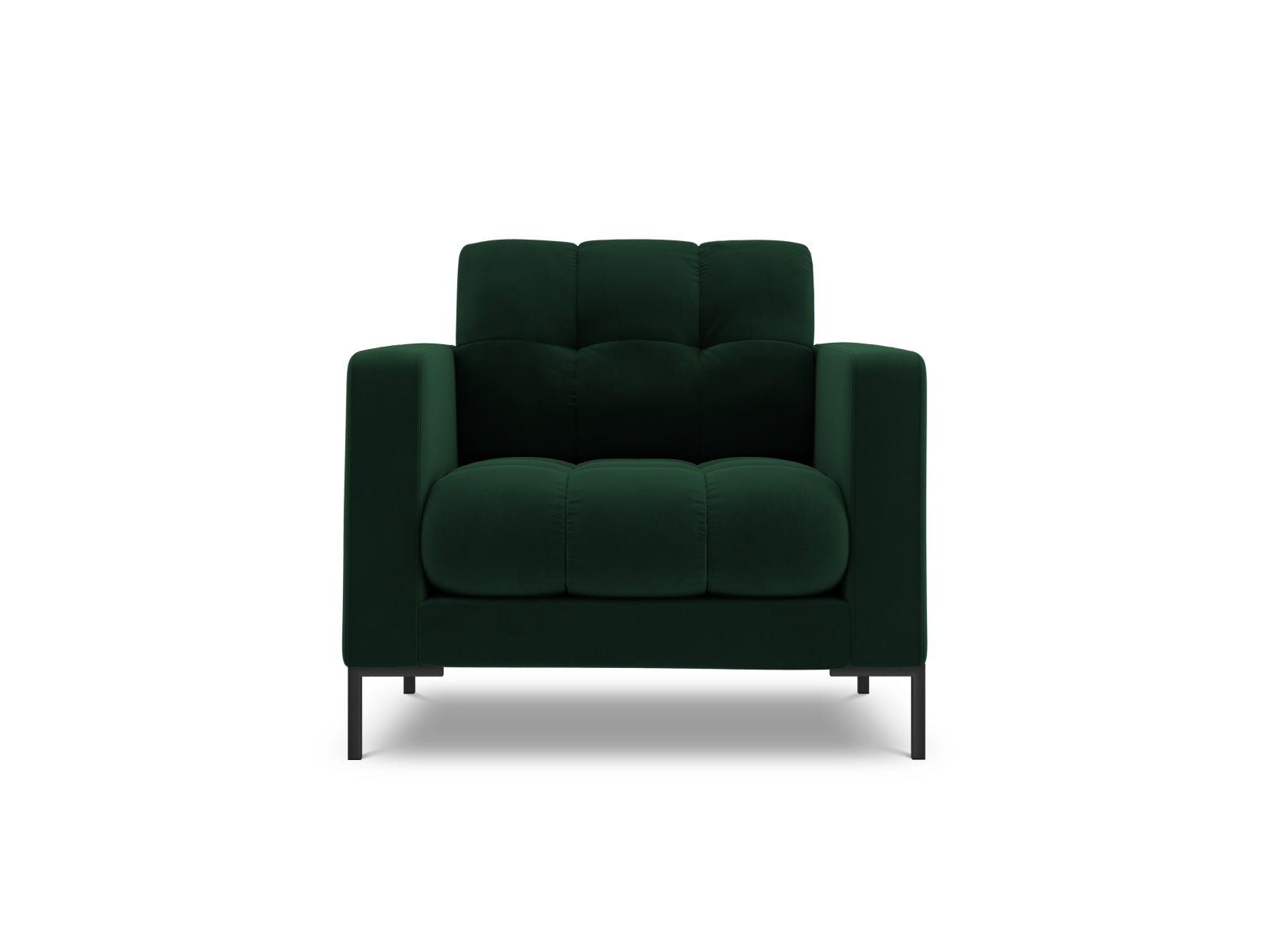 1-Sitzer Sessel Bali in Bottle Green-Bluvel präsentiert im Onlineshop von KAQTU Design AG. Sessel ist von Cosmopolitan Design