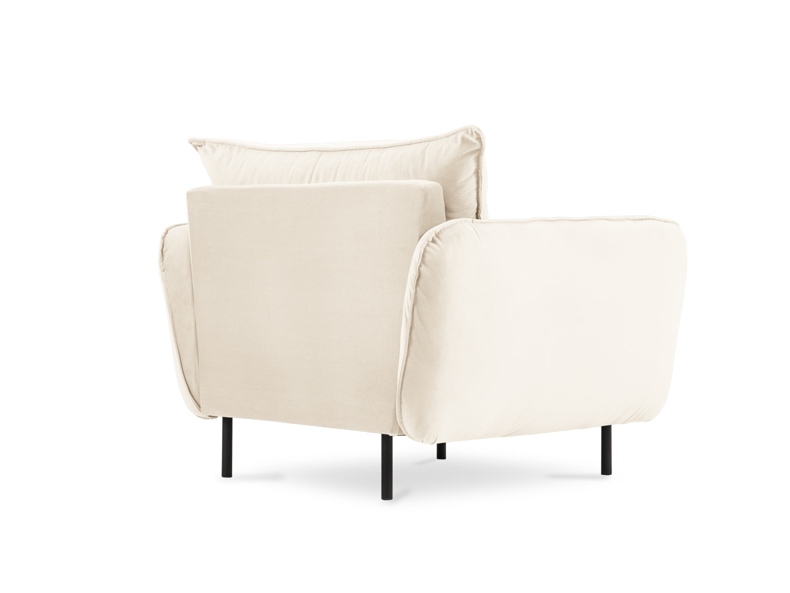 Genießen Sie den eleganten Vienna Velour Sessel 94cm von Cosmopolitan Design – ein komfortables Möbelstück, das jedem Raum einen Hauch von Luxus verleiht.