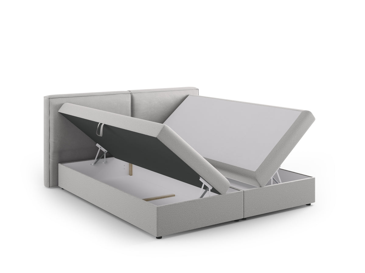 Arendal Boxspringbett-Set 180cm in Light Grey-Megan präsentiert im Onlineshop von KAQTU Design AG. Bett ist von Cosmopolitan Design