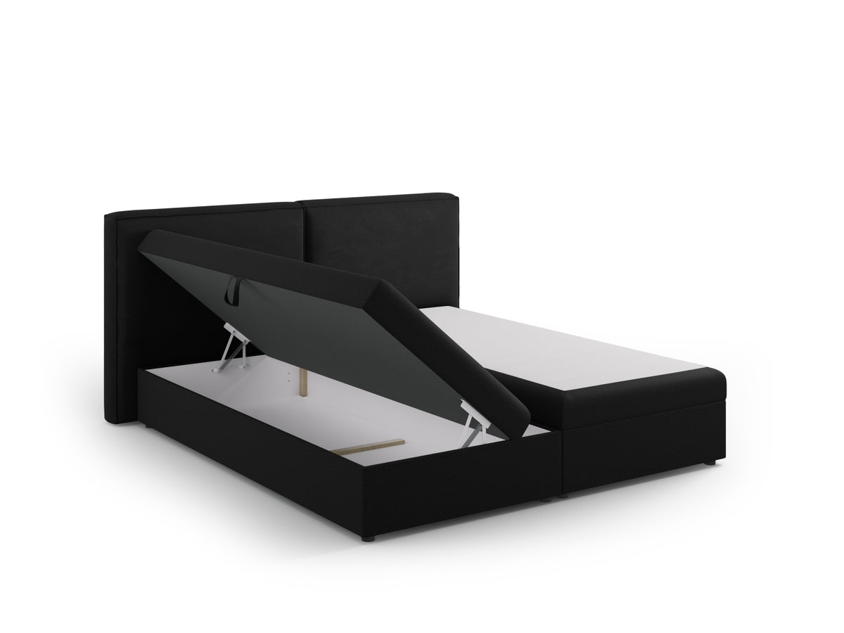 Arendal Boxspringbett-Set 180cm in Black-Megan präsentiert im Onlineshop von KAQTU Design AG. Bett ist von Cosmopolitan Design