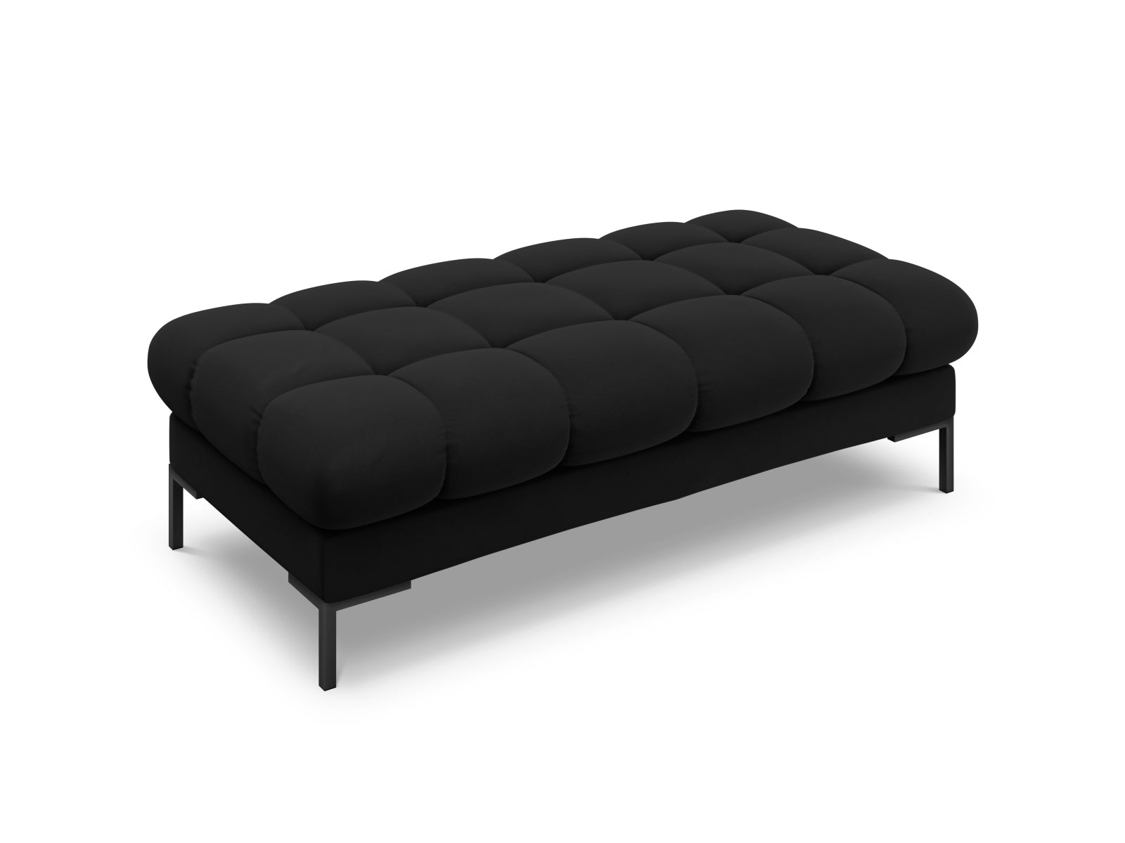 2-Sitzer Bank Bali in Black-Bluvel präsentiert im Onlineshop von KAQTU Design AG. Modulares Sofa ist von Cosmopolitan Design