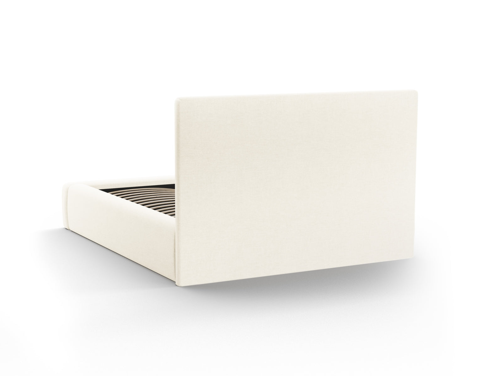 Kemer Bett mit Stauraum mit Kopfteil 160cm in White-Baloo präsentiert im Onlineshop von KAQTU Design AG. Bett ist von Cosmopolitan Design