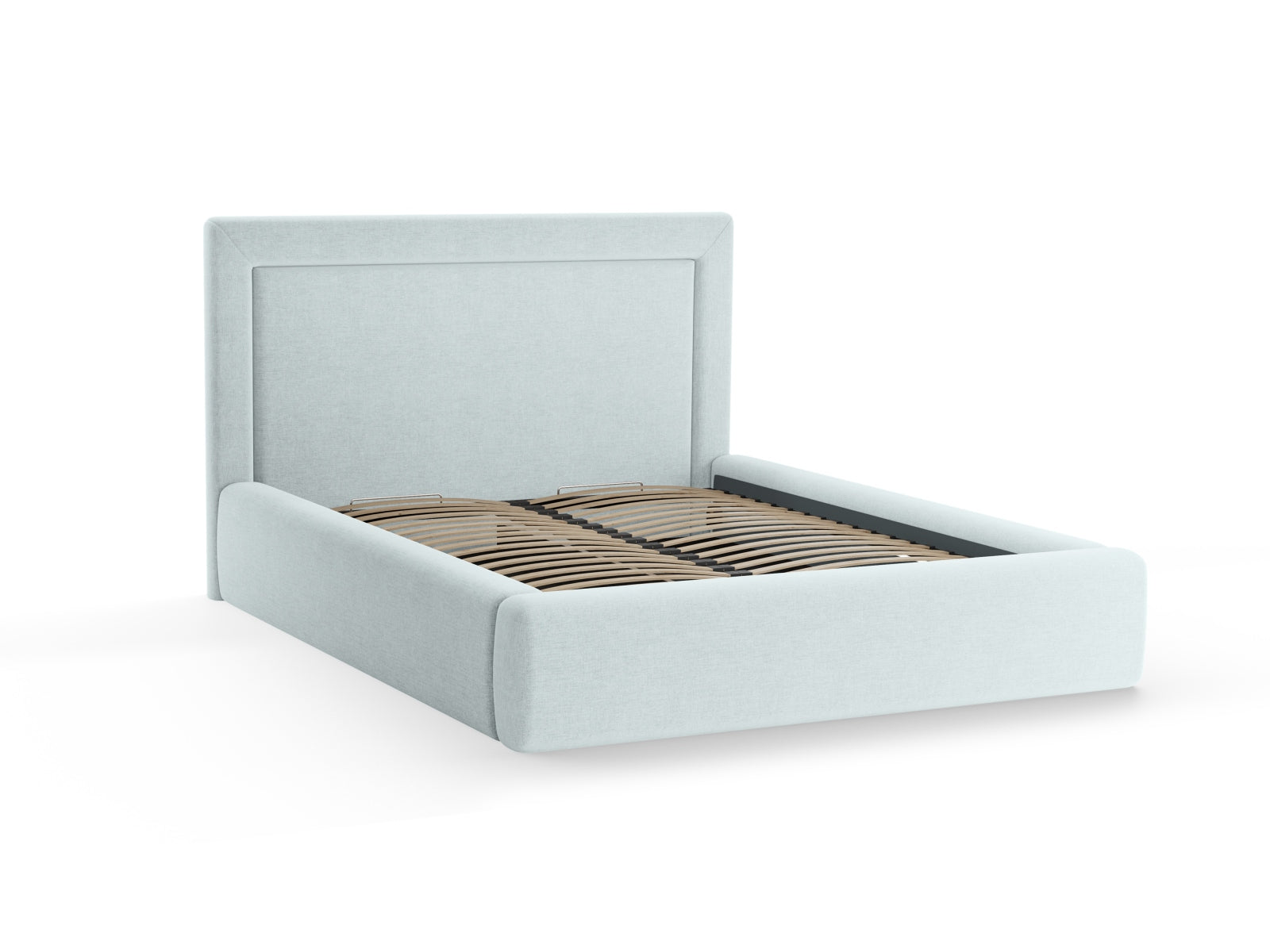Kemer Bett mit Stauraum mit Kopfteil 160cm in Pink-Baloo präsentiert im Onlineshop von KAQTU Design AG. Bett ist von Cosmopolitan Design